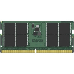 Kingston RAM Module for Notebook, Workstation, Desktop PC - 32 GB (1 x 32GB) - DDR5-4800/PC5-38400 DDR5 SDRAM - 4800000 MHz Dual-rank Memory - CL40 - 1.10 V - Non-ECC - Unbuffered, Unregistered - 262-pin - SoDIMM KCP548SD8-32