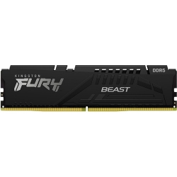 Kingston FURY Beast RAM Module for Motherboard, Computer - 32 GB (2 x 16GB) - DDR5-5200/PC5-41600 DDR5 SDRAM - 5200 MHz Single-rank Memory - CL36 - 1.25 V - Retail - Non-ECC - Unbuffered - 288-pin - DIMM - Lifetime Warranty KF556C36BBEK2-32