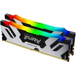 Kingston FURY Renegade RAM Module for Motherboard - 32 GB (2 x 16GB) - DDR5-6400/PC5-51200 DDR5 SDRAM - 6400 MHz Single-rank Memory - CL32 - 1.40 V - Retail - Non-ECC - Unbuffered - 288-pin - DIMM KF564C32RSAK2-32