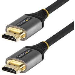 StarTech.com 3.66 m HDMI A/V Cable for Audio/Video Device, Monitor, TV, Display, Home Theater System, Digital Signage Display, Computer, Notebook, Desktop Computer, Workstation, Projector - 1 - First End: 1 x 19-Pin HDMI 2.1 Digital Audio/Video - Male HDM