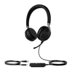 YEALINK WIRED (UH38) MS STEREO HEADSET,NOISE CANCELLING MIC,LEATHER,BLUETOOTH & USB-C 1308085