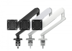 ATDEC ORA SINGLE DYNAMIC MONITOR ARM, F CLAMP, UPTO 35"/8KG,UPTO VESA 100x100, WHITE, 10YR AW-ORA-F-W