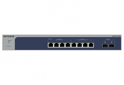 NETGEAR 10-PORT MULTI-GIG SMART SWITCH, MULTI-GIG(8), SFP+(2), CLD MNGMENT, LIFE WTY MS510TXM-100AJS