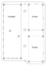 TECOM S113377 NAC MOUNTING PLATE TS0867 ENCL 2YR