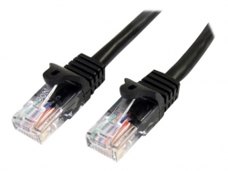 STARTECH 5M CAT5E SNAGLESS RJ45 UTP PATCH CABLE (M/M) - BLACK 45PAT5MBK