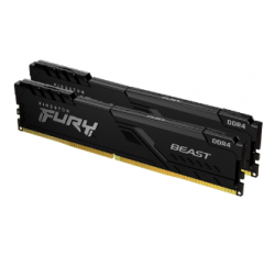 32GB 3200MHz DDR4 CL16 DIMM (Kit of 2) FURY Beast Black KF432C16BBK2/32