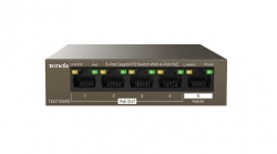 Tenda TEG1105PD POE SWITCH: 5-Port Gigabit PD Switch With 4-Port PoE (Total: 30W)