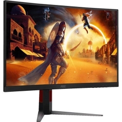 Aoc 27" QHD 180Hz Curved Gaming Monitor - 2560 × 1440 (QHD) 0.5ms 180Hz - Adaptive Sync - HDR10, Fast VA - 3Y Warranty CQ27G4