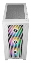COOLERMAST CM MASTERBOX ELITE 301 WHITE CASE, TEMPERED GLASS, MATX, 2YR WTY E301-WGNN-S00