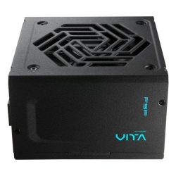 FSP 750W VITA GD ATX 3.1 GOLD NON MODULAR BLACK PSU supports PCIe 12V-2x6 features Gold certification advanced 120mm HYB fan +5V & 3.3V DC to DC design Japanese capacitos and safety protections. VITA-750GD