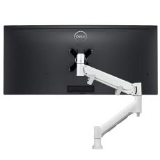 Atdec AWMS-HXB Heavy Duty Dynamic Monitor Arm. Up to 49" screens, Min. Load 6kg. Max Load 16kg, C-Clamp Desk Fixing, VESA up to 100x100. White AWMS-HXB-C-W