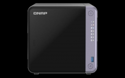 QNAP 4-BAY NAS 3.5" (0/4), ARMQC-2GHz, 4GB, 2.5GbE(2), 10GbE SFP+(1), PCIe, 2YR WTY TS-432X-4G