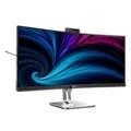 PHILIPS 34" (21:9) CURVE WQHD, HDMI, DP, USB-C, RJ45, SPKR, H/ADJ, WEBCAM, 4YR 34B2U6603CH