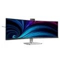 PHILIPS 49" (32:9) CURVE 5K LED, USB-C, RJ45, WEBCAM, SPKR, H/ADJ, THUNDERBOLT, 4YR 49B2U6903CH