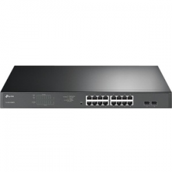 TP-Link 16-Port Gigabit PoE+ Easy Smart Switch, 16 Gigabit RJ45 Ports, 2 SFP Slots, 3-Year WTY TL-SG1218MPE