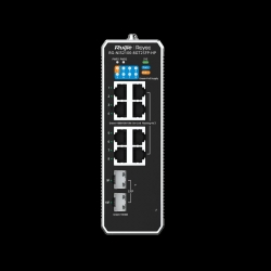 REYEE Ruijie Reyee 8P GE L2 Managed Industrial Switch - 7 PoE+ & 1 PoE++ (300W) - 8 GE + 2 SFP RG-NIS2100-8GT2SFP-HP