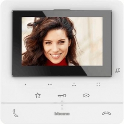 BTICINO 2WIRE - CLASSE100V16E INTERNAL UNIT VIDEO 5" HANDS-FREE 4 BUTTON WHITE 1YR 344672