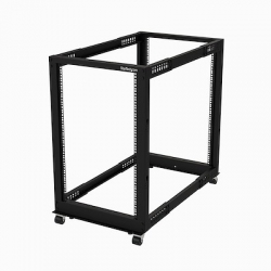 STARTECH 18U OPEN FRAME RACK, 22"-40" DEPTH, 2 YEAR WTY 4POSTRACK18U