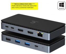 Blupeak COMSOL USB-C DUAL 4K HDMI MINI DOCKING STATION CMMP18