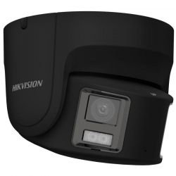 HIKVISION COLORVU 2CD2387G2P-LSU-SL 8MP DUAL LENS STROBE AUDIO TURRET,BLACK,4MM,MIC,3YR DS-2CD2387G2P-LSU-SL-4MM-BLK