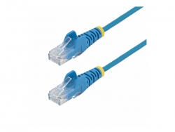 Startech StarTech.com 5m Blue Slim CAT6 Ethernet Cable, Snagless, 28AWG, LSZH, LTW N6PAT5MBLS