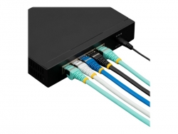 STARTECH 1M BLACK CAT6A S FTP SNAGLESS PATCH CABLE LSZH NLBK-1M-CAT6A-PATCH