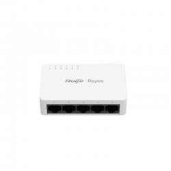 REYEE Ruijie Reyee 5 Port 10/100Mbps Unmanaged Fanless Switch - Plastic RG-ES05F