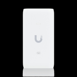 UBIQUITI POE ADAPTOR, UP TO 15W PoE OUTPUT, (COMPITABLE INJECTOR FOR U6+), 1YR U-POE
