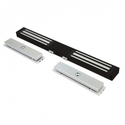 LOX EM3500DM-BLK ELECTRO MAGNETIC DOUBLE MAGLOCK SLIM BLACK 280KG MONITORED 25YR EM3500DM-BLK