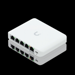 UBIQUITI UniFi SWITCH FLEX MINI 2.5G, 4x 2.5 GbE RJ45, 1x 2.5 GbE POE INPUT PORT FOR POWER USW-FLEX-2.5G-5