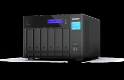 QNAP 6-BAY NAS 3.5"(0/6), I5 6-CORE 2.5GHz, 32GB, 2.5GbE(2), M.2(2), TB(2), TWR, 3YR WTY TVS-H674T-I5-32G
