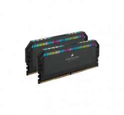 CORSAIR DOMINATOR PLATINUM RGB DDR5 32GB (2x16GB) DDR5 7200 (PC5-57600) C34 1.45V Intel XMP UDIMM Memory Kit - Black CMT32GX5M2X7200C34