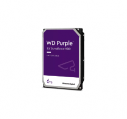 3.5" WD PURPLE,6TB,INTELLIPOWER,256 Cache,SATA III,(6Gbps),3YRS WD64PURZ