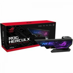 ASUS ROG Herculx Graphics Card Holder, Supports NVIDIA GeForce RTX 40 Series, Compatible With Aura Sync, Support Height of 7.2-12.8cm, Solid Vertical and Upright Brace Design ROG HERCULX GRAPHICS CARD HOLDER