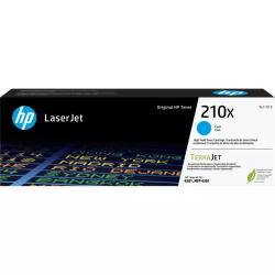 HP 210X Original High Yield Laser Toner Cartridge - Cyan Pack W2101X