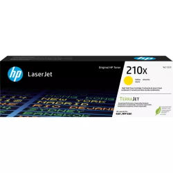 HP 210X Original High Yield Laser Toner Cartridge - Yellow Pack W2102X