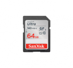 SanDisk Ultra SDXC, SDUNB 64GB, C10, UHS-I, 140MB/s R, 4x6, 10Y SDSDUNB-064G-GN6IN