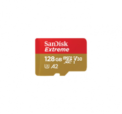SanDisk Extreme microSDXC, SQXAA 128GB, V30, U3, C10, A2, UHS-I, 190MB/s R, 90MB/s W, 4x6, Lifetime Limited, Mobile Gaming SKU SDSQXAA-128G-GN6GN
