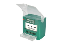 GIANNI EMERGENCY DOOR RELEASE RESETTABLE CALL POINT PROTECTIVE COVER GREEN 1YR CP-32G