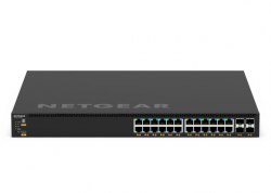 NETGEAR M4350-24G4XF 28-port Layer 3 Stackable Fully Managed Switch with 24 x 1G POE+ & 4 x 10GBASE-X SFP+, ProSAFE Lifetime Warranty (GSM4328)*NEW GSM4328-100AJS