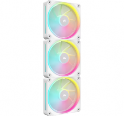 CORSAIR LX RGB Series, iCUE LINK LX120 RGB White, 120mm RGB Fan, Triple Fan Kit CO-9051030-WW(LX120-WHI-3)