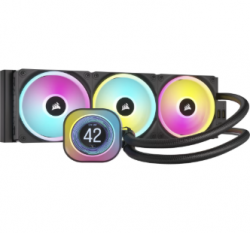 CORSAIR iCUE LINK H150i LCD AIO, 360mm Radiator, Liquid CPU Cooler, CW-9061008-WW(H150i-LINK)