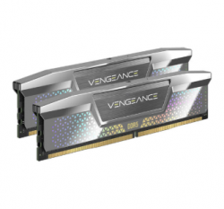 CORSAIR VENGEANCE DDR5 CUDIMM 48GB (2 x 24GB) DDR5 8400 CL40-52-52-135 1.40V Intel XMP - Silver CMKC48GX5M2X8400C40
