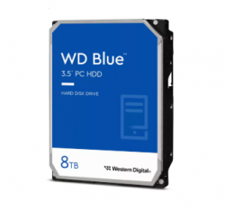 Western Digital WD BLUE/8TB/5640RPM/SATA 6Gb/s/256MB CACHE/3.5"/ 2YRS WD80EAAZ