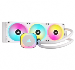 CORSAIR iCUE LINK H150i RGB Liquid CPU Cooler with QX120 RGB fans - White CW-9061006-WW(H150i-LINK-WH)