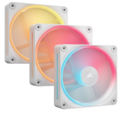 CORSAIR LX-R RGB Series, iCUE LINK LX120R RGB White, 120mm RGB Fan, Triple Fan Kit CO-9051054-WW(LX120R-RGB-WH-3)