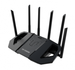 ASUS TUF Gaming BE6500 Dual Band WiFi 7 (802.11be) Extendable Gaming Router, Quad 2.5GbE ports, 3-step Port Forwarding, Smart Home Master, AiMesh supp TUF-BE6500