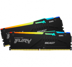 Kingston FURY, DDR5, 64GB Kit (32GB x 2), 6000MHz,  CL36-44-44, 288-Pin DIMM, 1.35V, Limited Lifetime Warranty KF560C36BBE2AK2-64