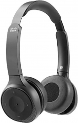 CISCO (HS-WL-730-BUNA-C) 730 WIRELESS DUAL ON-EAR HEADSET USB-A BUNDLE - CARBON BLACK