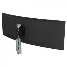 Atdec AWMS-BT40 Heavy duty monitor mount - Single monitors sized 24" to 55" - Grommet Clamp- Silver AWMS-BT40-G-S